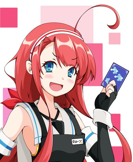 MSペイントと🖱️でお絵描き
「カードショップ店員まろーん」
#艦これ
#江風 