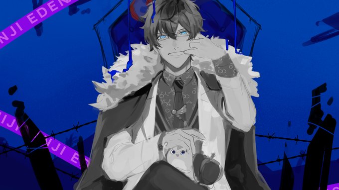 ちょっと描いて欲しい👑 
#まめねことレオス 