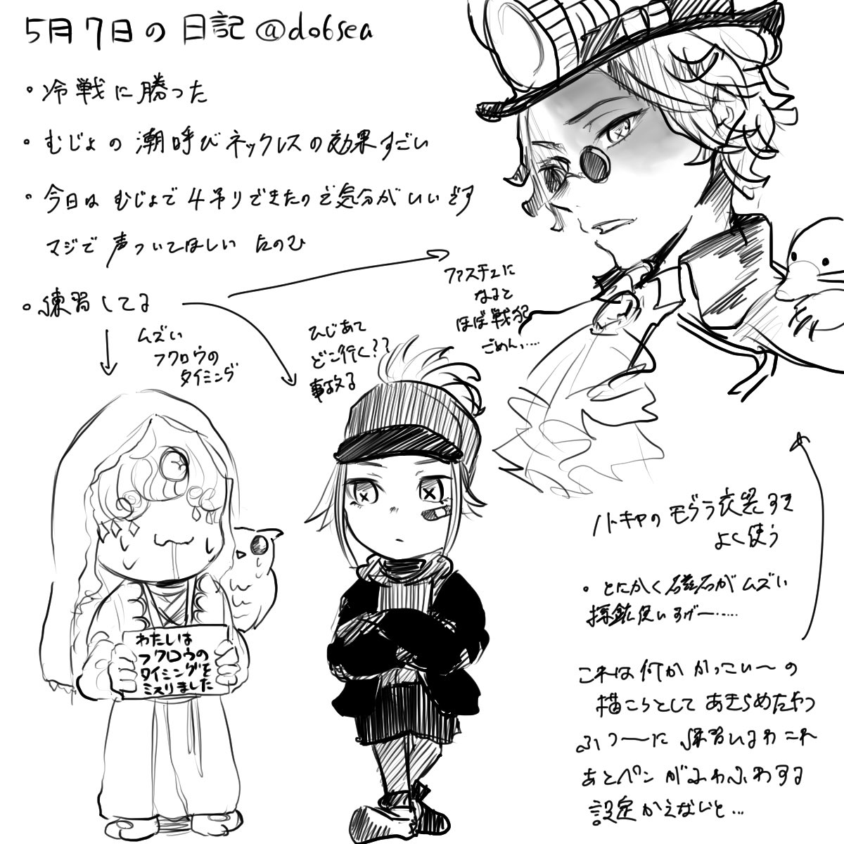 今日の日記です 