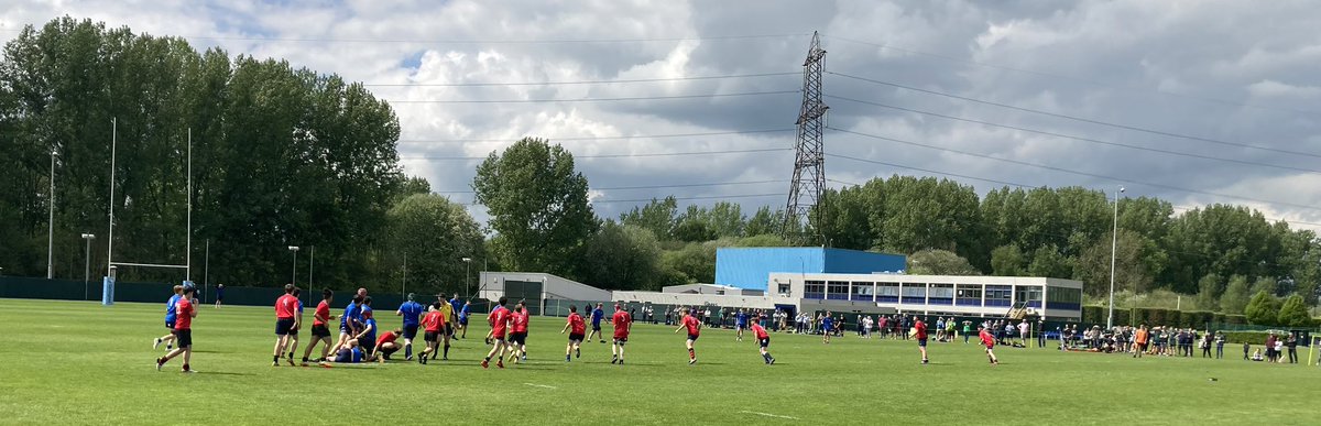 SaleSharksAcad's tweet photo. Brilliant day to welcome our @NorthWestDPP Central, West &amp; Isle of Man Groups to Carrington for the 1st of the Under 15 @CheshireRFUNews Playing Opportunities. 

#SharksDNA 🦈 https://t.co/Z8C4RYDKE2
