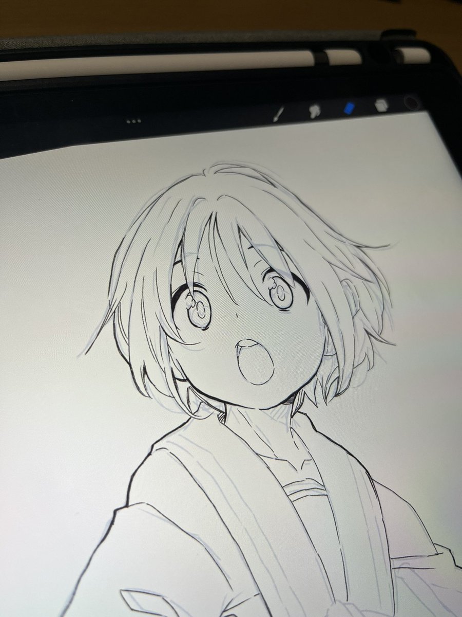 通話しながら描いてました
寝ます 