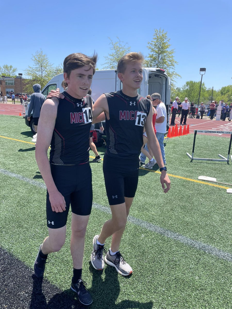 MICDS Track & Field (@micdstrack) on Twitter photo Wyatt Dickherber and Liam McCarthy both with huge PRs in the 1600 both running with a time of 4:53. <a href="/WyattDickherber/">Wyatt Dickherber</a> Wyatt Dickherber and Liam McCarthy both with huge PRs in the 1600 both running with a time of 4:53. <a href="/WyattDickherber/">Wyatt Dickherber</a>