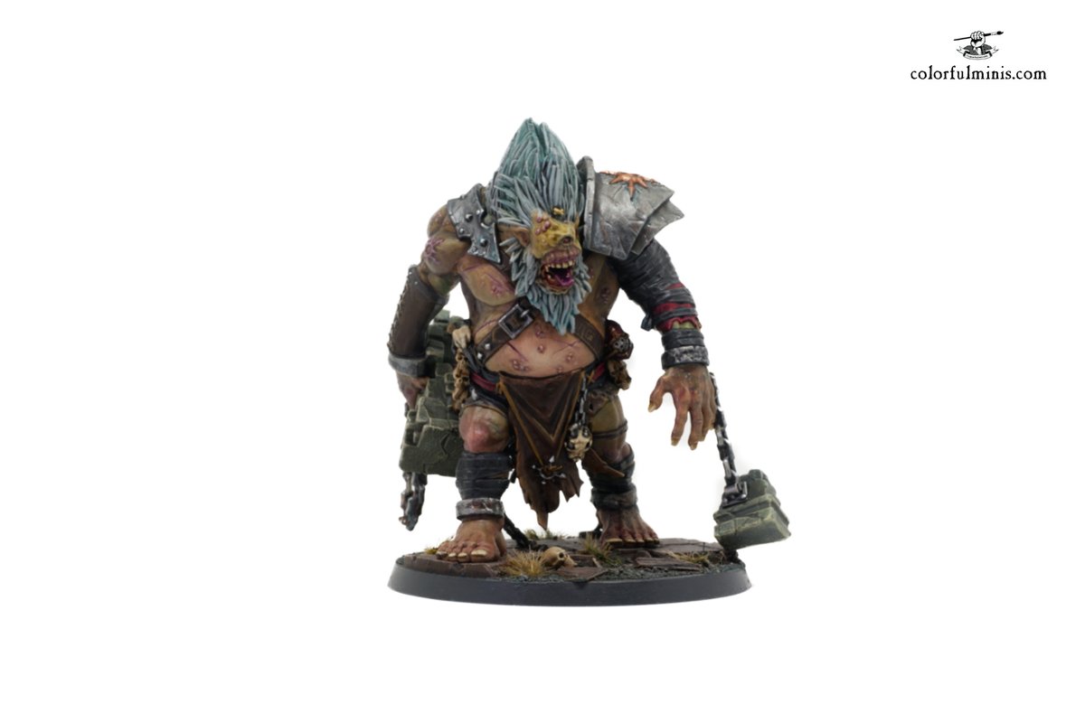 a 360 view of my Fomoroid Crusher for #Warcry #PaintingWarhammer #WarhammerCommunity