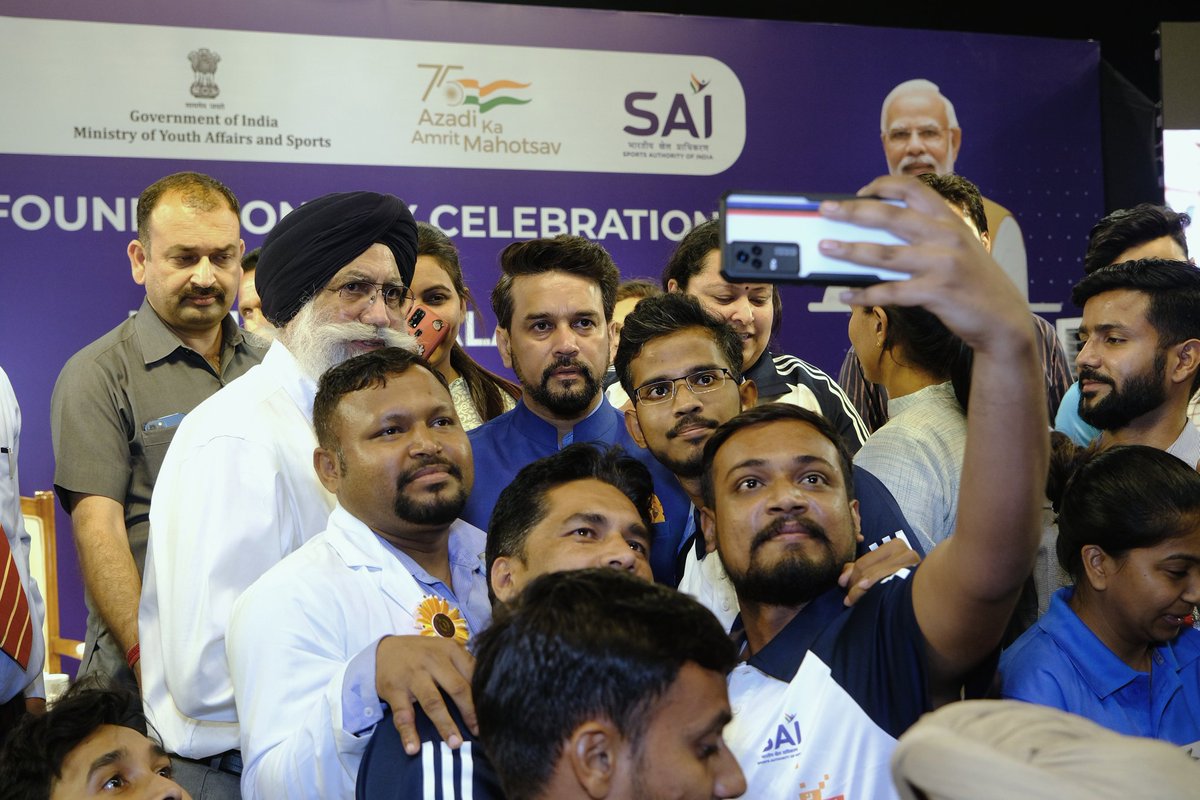Media_SAI's tweet photo. Glimpses from the 61st Foundation day of NSNIS Patiala
Now let these 📸 do their magic 🎩 ✨️
#IndianSports #SAIPatiala https://t.co/NvEcKiwBYg