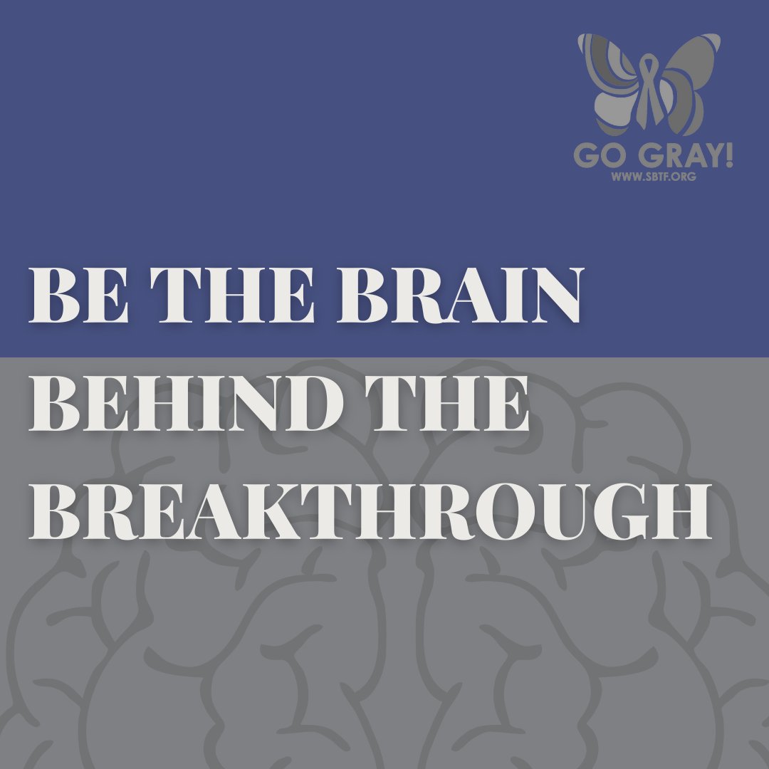 As we recognize the first annual National #BrainDonationAwarenessDay, learn more about brain donation -  and how you can be the brain behind the breakthrough at braindonorproject.org