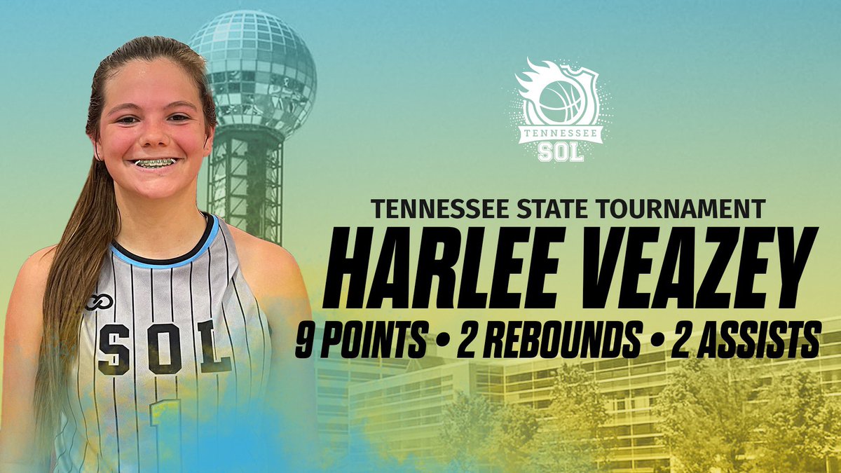 lyarbrough22's tweet photo. TN Sol 2023 Blue top performers from our 1st game at TN State Chamiponship ‼️

@MossAtyia 
20pts/3reb/2a/4stl

@harlee_veazey 
9pts/2reb/2a

@singletonnab
6pts/6reb/4stl

Brooke Blankenship
6pts/5reb https://t.co/rnb4zn0Vx9
