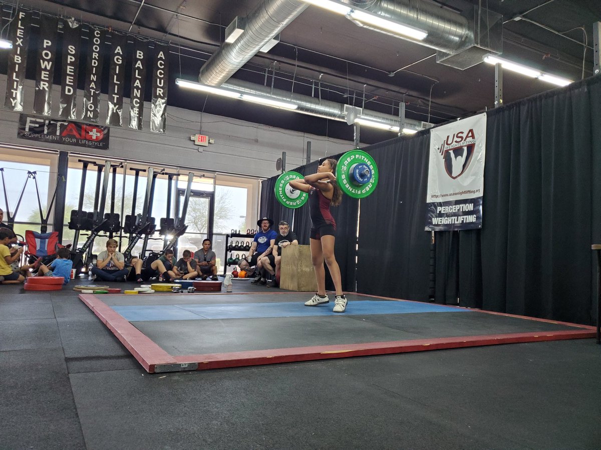 Coach Britt Sanchez (@coach_bsanchez) on Twitter photo Great turn out for the Perception Weightlifting Mesa AZ.
Very strong youth girls division.
<a href="/CFPerception/">CrossFit Perception</a>
<a href="/USWeightlifting/">USA Weightlifting</a> Great turn out for the Perception Weightlifting Mesa AZ.
Very strong youth girls division.
<a href="/CFPerception/">CrossFit Perception</a>
<a href="/USWeightlifting/">USA Weightlifting</a>