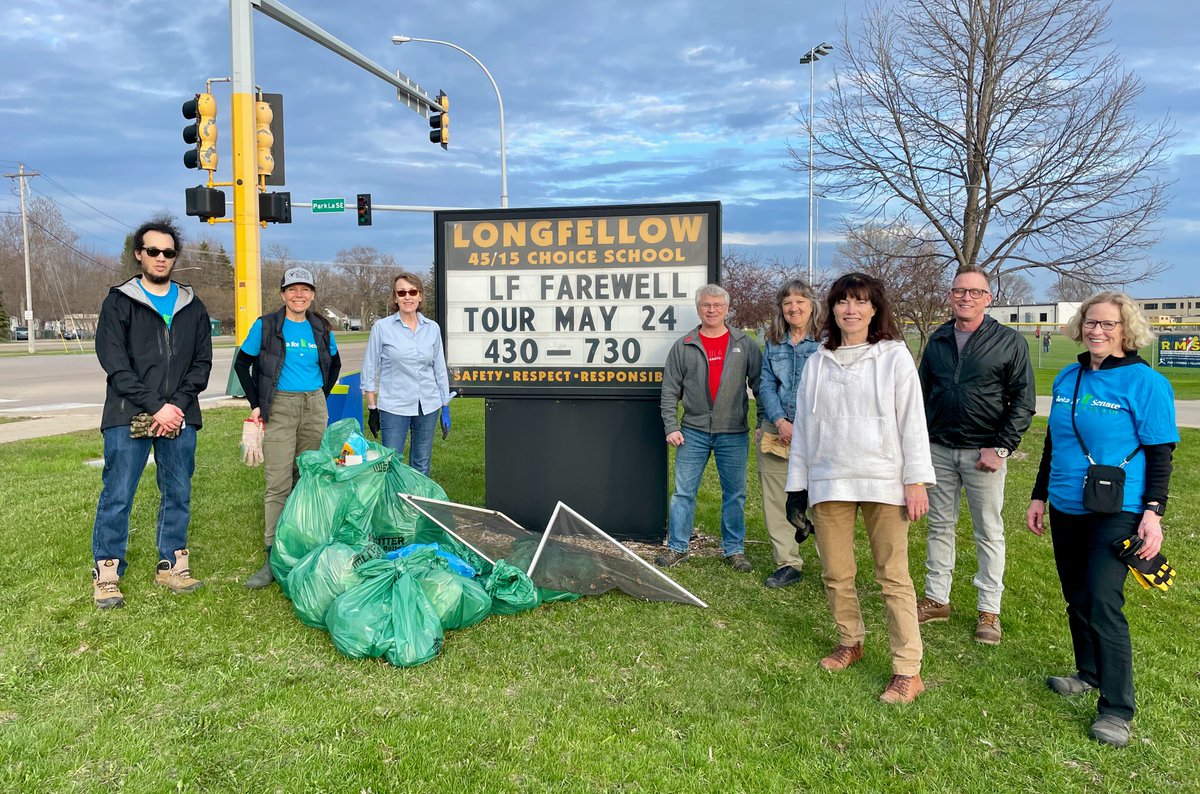 aleta4mn's tweet photo. We're building community, while serving community. We made the Longfellow school grounds a #LitterBitBetter together and afterward, had amazing Mexican food at El Gallo Mexican Grocery. https://t.co/nBml7Xbigp