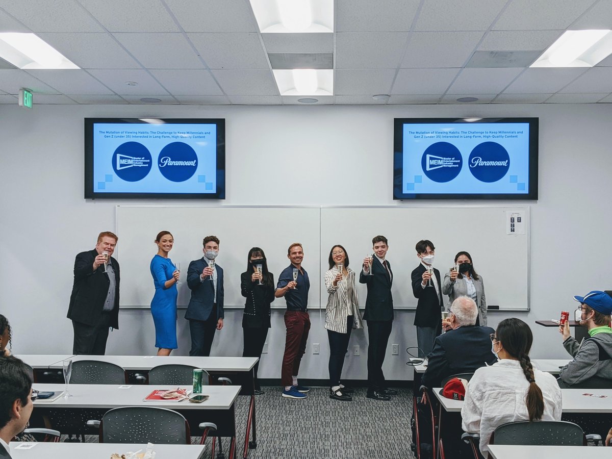 MEIM Program (@meimprogram) on Twitter photo We congratulate the MEIM class of 2022 on the completion of their final Capstone presentations & a big thank you to this year's MEIM Capstone clients: <a href="/CreatorIQ/">CreatorIQ</a>, NRG, <a href="/ParamountTVS/">Paramount Television Studios</a>, @psbinsights, <a href="/PlayStation/">PlayStation</a>, & <a href="/SuperBamDRM/">SuperBam</a>! Now onward to graduation next week! <a href="/HeinzCollege/">Heinz College at CMU</a> We congratulate the MEIM class of 2022 on the completion of their final Capstone presentations & a big thank you to this year's MEIM Capstone clients: <a href="/CreatorIQ/">CreatorIQ</a>, NRG, <a href="/ParamountTVS/">Paramount Television Studios</a>, @psbinsights, <a href="/PlayStation/">PlayStation</a>, & <a href="/SuperBamDRM/">SuperBam</a>! Now onward to graduation next week! <a href="/HeinzCollege/">Heinz College at CMU</a>