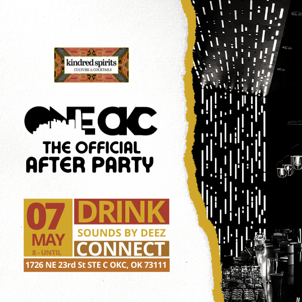 OneOKCEvent's tweet photo. The #oNEOKC party continues well into the evening! Stop by the official afterparty TONIGHT at Kindred Spirits. https://t.co/tzjd2iOcIb