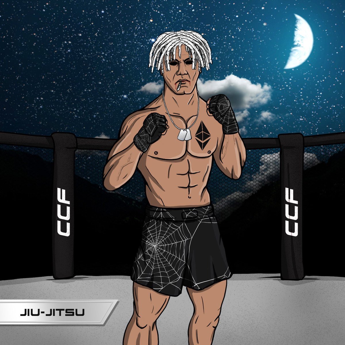 Crypto Cage Fighters NFT tweet media