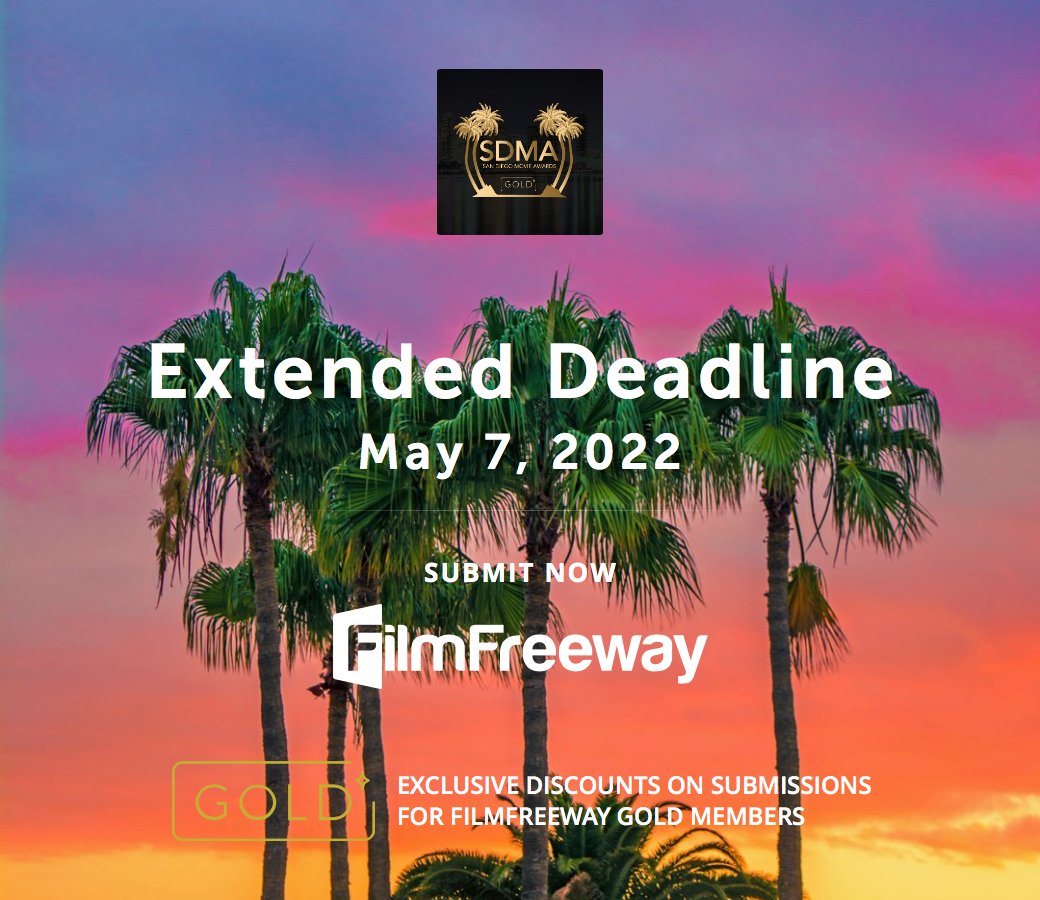AwardsSan's tweet photo. Last day to be included in fourth and final quarter of first annual San Diego Movie Awards!!  Don't miss out on this exciting opportunity! #features #shorts #screenplays #studentfilms #horror #webseries #comedy #scifi #experimental #sandiegofilmfestival https://t.co/scPauc267D