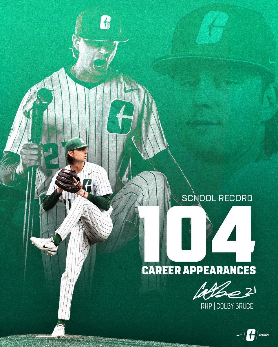 Taking the mound for the 104th time in his career, Charlotte's new all-time appearances leader, Colby Bruce!

#9ATC | #GoldStandard