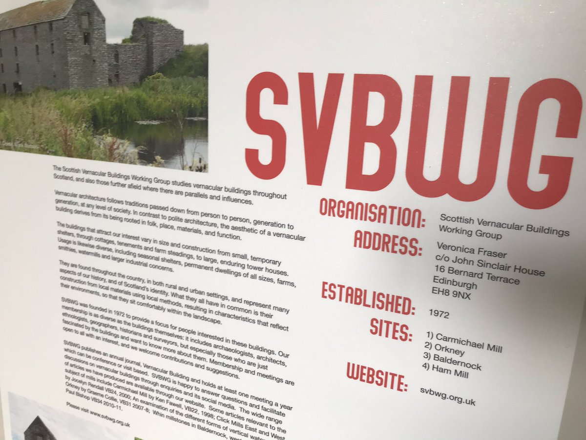 SVBWG's tweet photo. SVBWG took a stand in Perth, with pics of Ham Mill in Caithness @SPABScotland @ukmills #millsweekend #millsconferencescotland https://t.co/fZtgUSfCaA