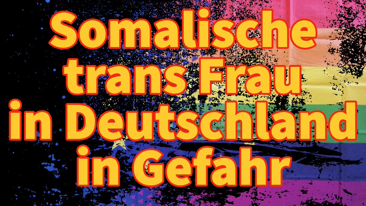 CN Schilderungen sexueller &amp; LGBTQ+ feindlicher Gewalt

Sharmaake ist eine trans Frau aus Somalia, die nach Deutschland geflüchtet ist &amp; hier weiterhin in großer Gefahr ist - sie hat keine sichere Unterkunft&amp;einen ablehnenden Asylbescheid.

Zum Interview:

youtube.com/watch?v=XBRose…