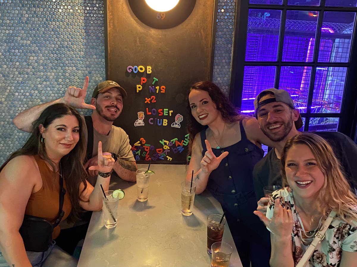 Brittzbits's tweet photo. Just some losers irl trying to figure out how to throw up the L @loserclubreborn #nevercool #neveralone https://t.co/Iqt18Oy9XN