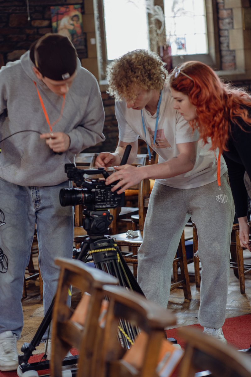 AvaGalli's tweet photo. Check out BTS from my latest film ‘False Prophet’🎥🔮💜

#filmmaker #shortfilm #Director #studentfilm #studentshorts https://t.co/cgGiQ1Mcni