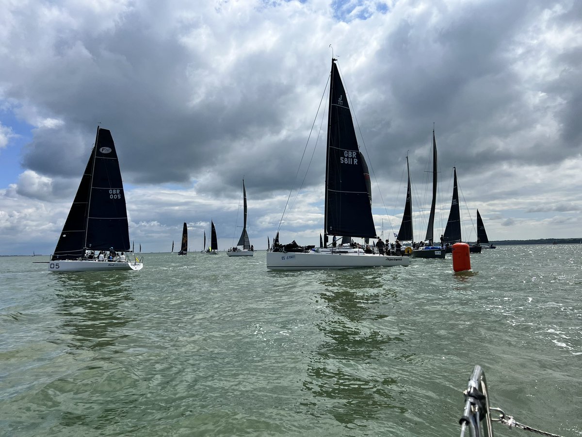 Great day out racing in the Solent with. <a href="/AlainWanderings/">Alain Waha</a>