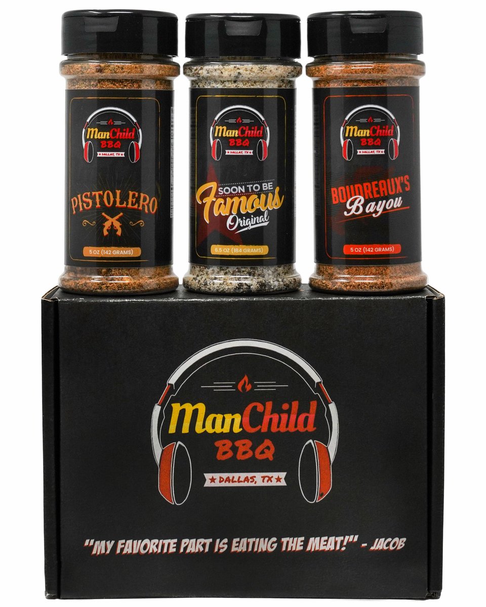 ManChildBBQ's tweet photo. We are 12 hours and 45 minutes away from these going live on Amazon. Reminder that my production team says that our loyal followers can’t buy out the first production run in less than 24 hours. They’re even bold enough to add a 15% discount. Y’all sic ‘em. https://t.co/cCFhkd6lVT https://t.co/SokDfniZWt
