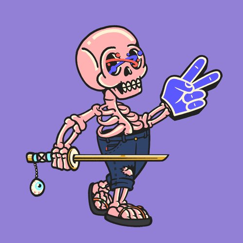 NFT_Pham's tweet photo. @NFTBoneHeadz I love a project with good art! https://t.co/KLygaBGEeW