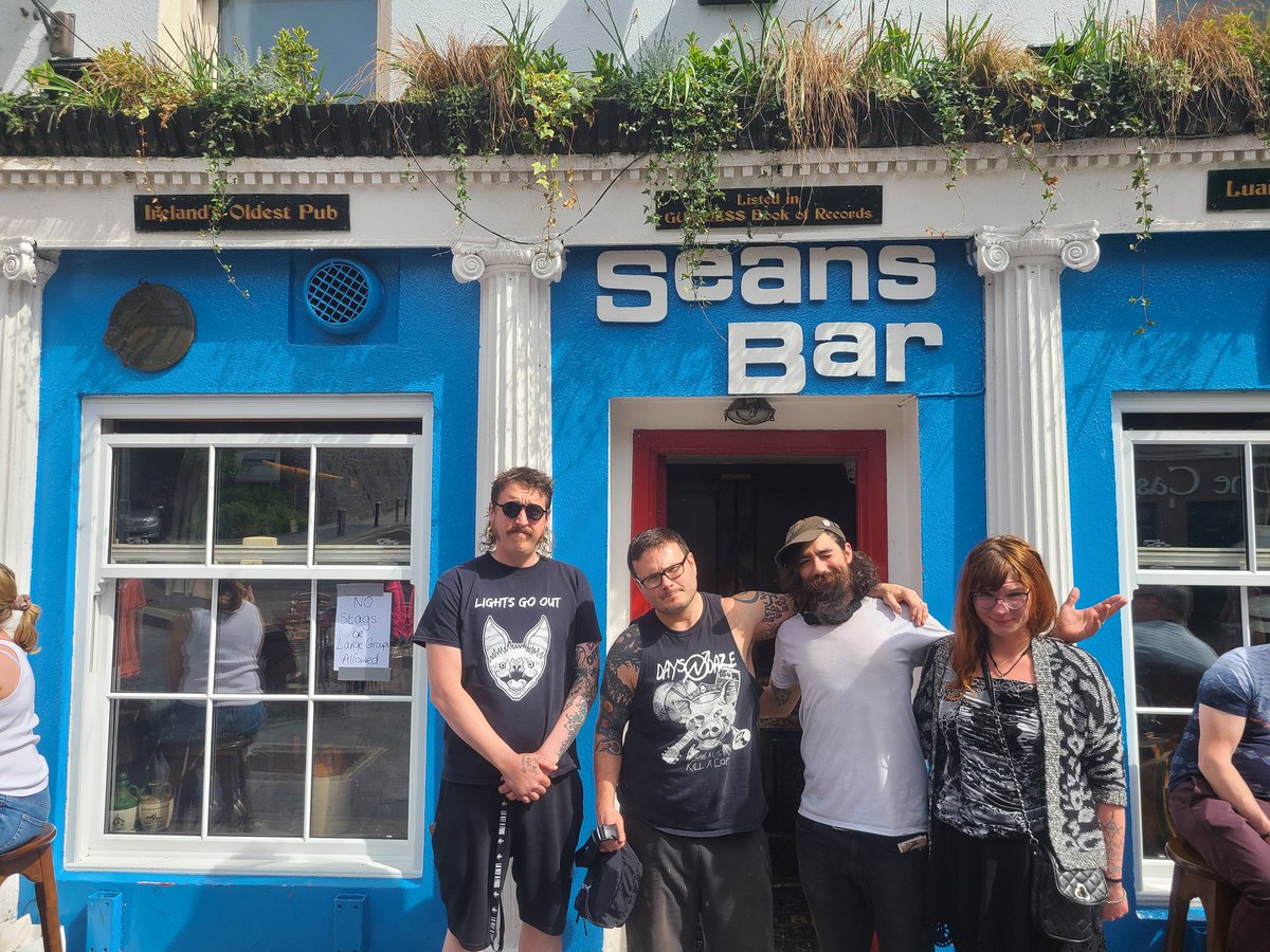 Thanks so much to everyone who came out to the Dublin show last night!! Such a good time!! We made it to the ROISIN DUBH in GALWAY so if you're around swing through n hang out with us!! Tomorrow we're hittin' up BELFAST to get down at VOODOO BELFAST!! &lt;3 !!