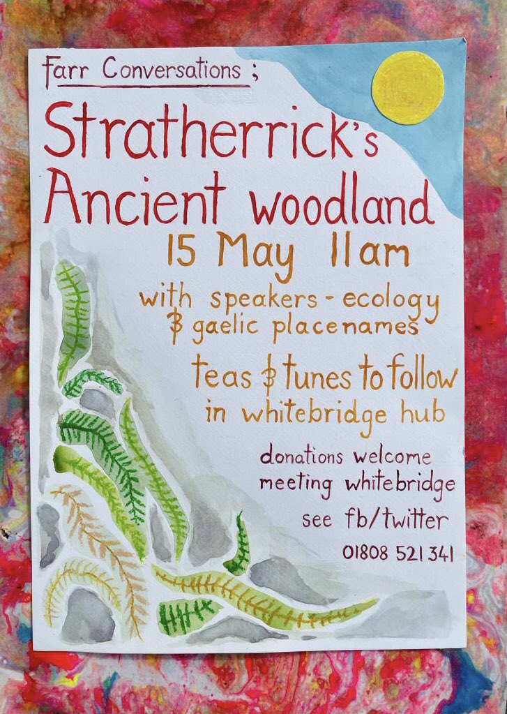 farrtalks's tweet image. Hello! It’s been a while! We are unfurling at last with a guided walk to an ancient woodland with teas/ cake / tunes to follow. Drop a line if you fancy coming along. Thanks to @treesforlifeuk for their help