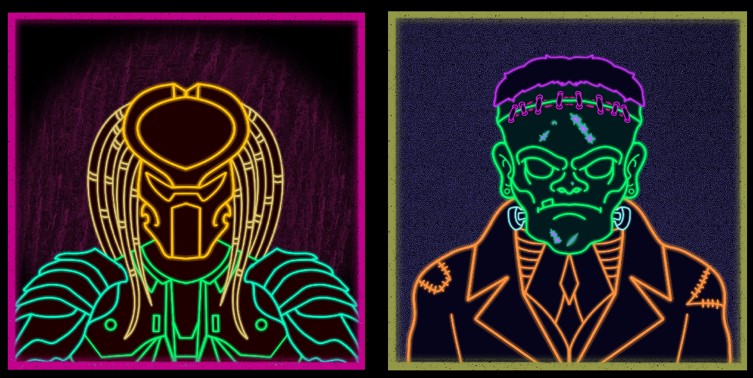 AUCTION IS LIVE <a href="/exchgART/">Exchange Art</a> 🔥

NEONX
15 - The Predator 
16 - The Frankenstein

Start: 0.5◎
Tick: 0.1◎
Duration: 24 hours
End: Sun 8th May 8PM UTC
Please check the links &amp; animated GIF below

#Solana #SolanaNFTs #SolanaNFT #NFT #NFTs #NFTdrop #NFTcollections