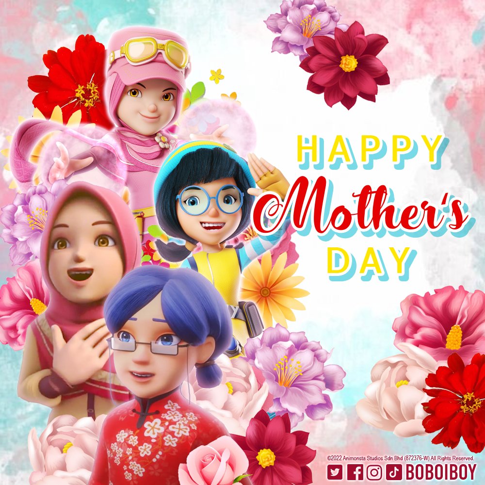 BoBoiBoy's tweet photo. #MothersDay - To all our dear moms, thank you for brightening up our days!🧡🌹

#BoBoiBoy ▶️ https://t.co/MsvUoZOMFg https://t.co/x8YVFScGz7