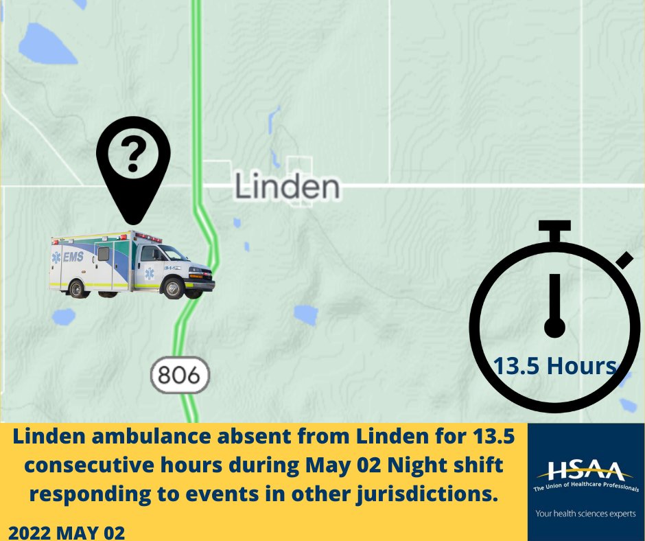 HSAAlbertaEMS's tweet photo. #HSAAEMS #GoneForHours #Linden #ableg #ABHealth #AHS #yourEMS https://t.co/SxySvLNjsb