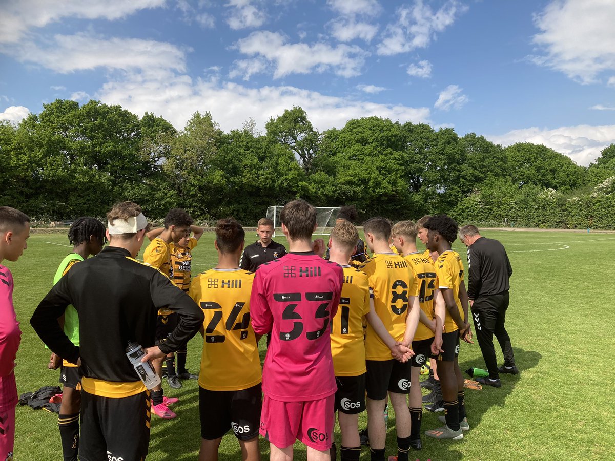 cufcacademy1's tweet photo. Congratulations to our 2007 group for reaching tomorrows final in The Valley Gold Cup hosted by Charlton Athletic 💛🖤 https://t.co/m2nY6kAsJ2