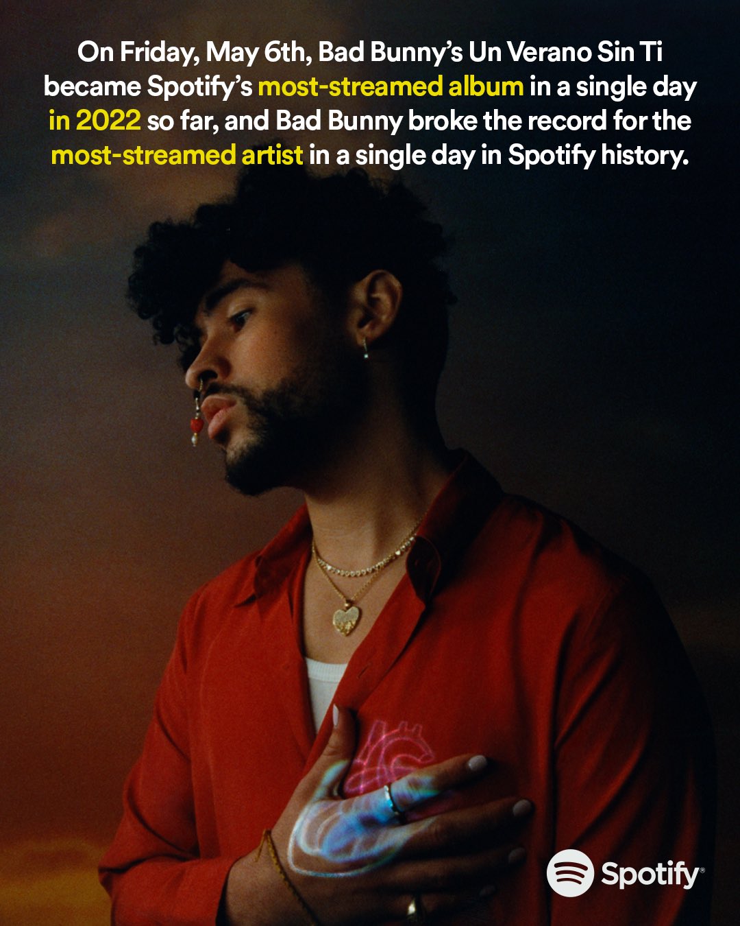 Bad Bunny Quotes In English Spotify On Twitter: "Latinos Stand Up! Bad Bunny Breaks Records 🏆  Https://T.co/Micfdynas2" / Twitter