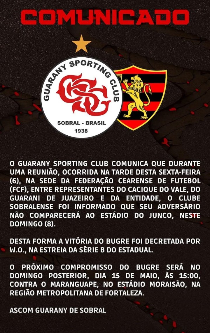 COMUNICADO!!! ⚠️