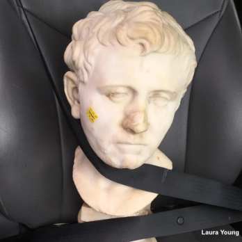 ABC's tweet photo. A marble bust that a Texas woman bought for about $35 from a Goodwill store is temporarily on display at a San Antonio museum—after experts determined it was a centuries-old sculpture missing from Germany since World War II. https://t.co/wdSuCkhZsX https://t.co/yu4dnpGtUL