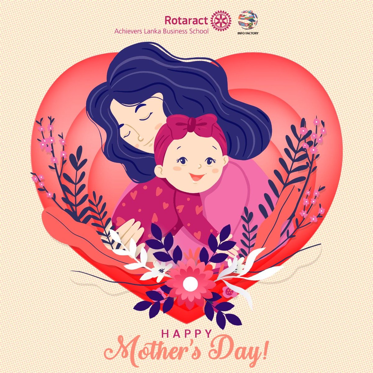 In4Factory's tweet image. Happy Mother's Day to all the wonderful Mothers out there🤱

#Rotaract #Rotaract3220 #ServetoChangeLives #RACALBS  #ServingByEmbracingTheChange #InternationalVoluntary #RotaractInternational #MothersDay2022