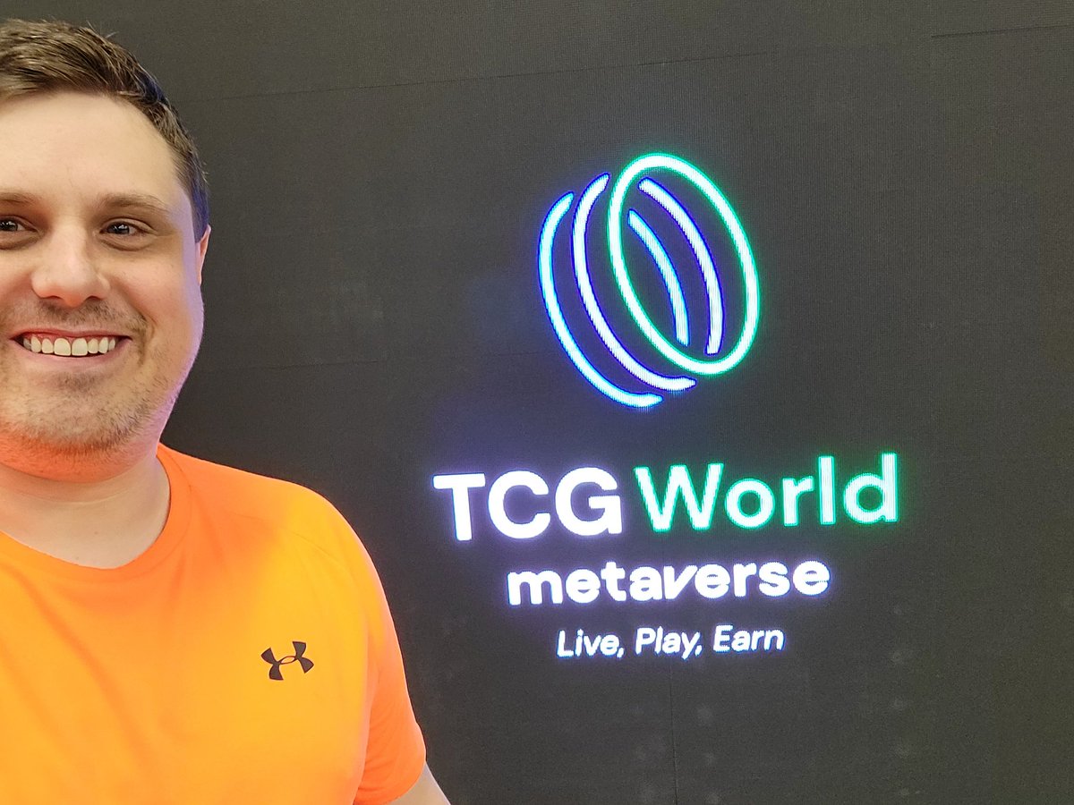 manwithCOW's tweet photo. Standing by a big jumbotron. We're going to be introducing people to our world tonight! 

@OfficialTCGCoin https://t.co/htJ8gq6DiY