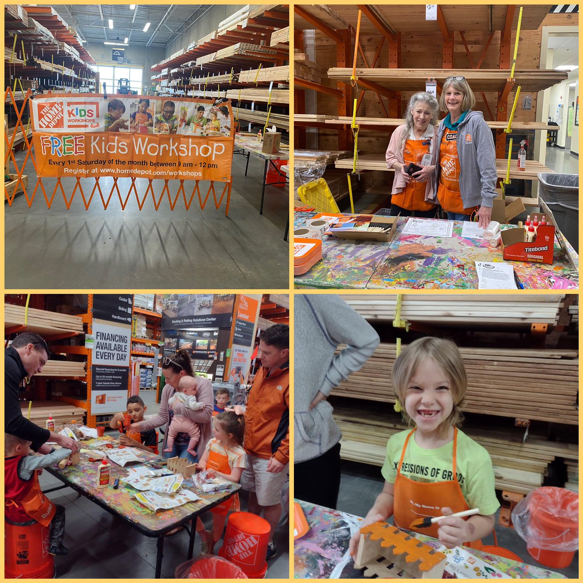 kattie57's tweet photo. Kids Workshop back in full swing today at the Papillion Home Depot & a good time was had by all! π¦πΌπ§π»π¨π¨ See you next month! #3206Strong @MCasemier @KellyConnors7 https://t.co/4pfYXzU61H