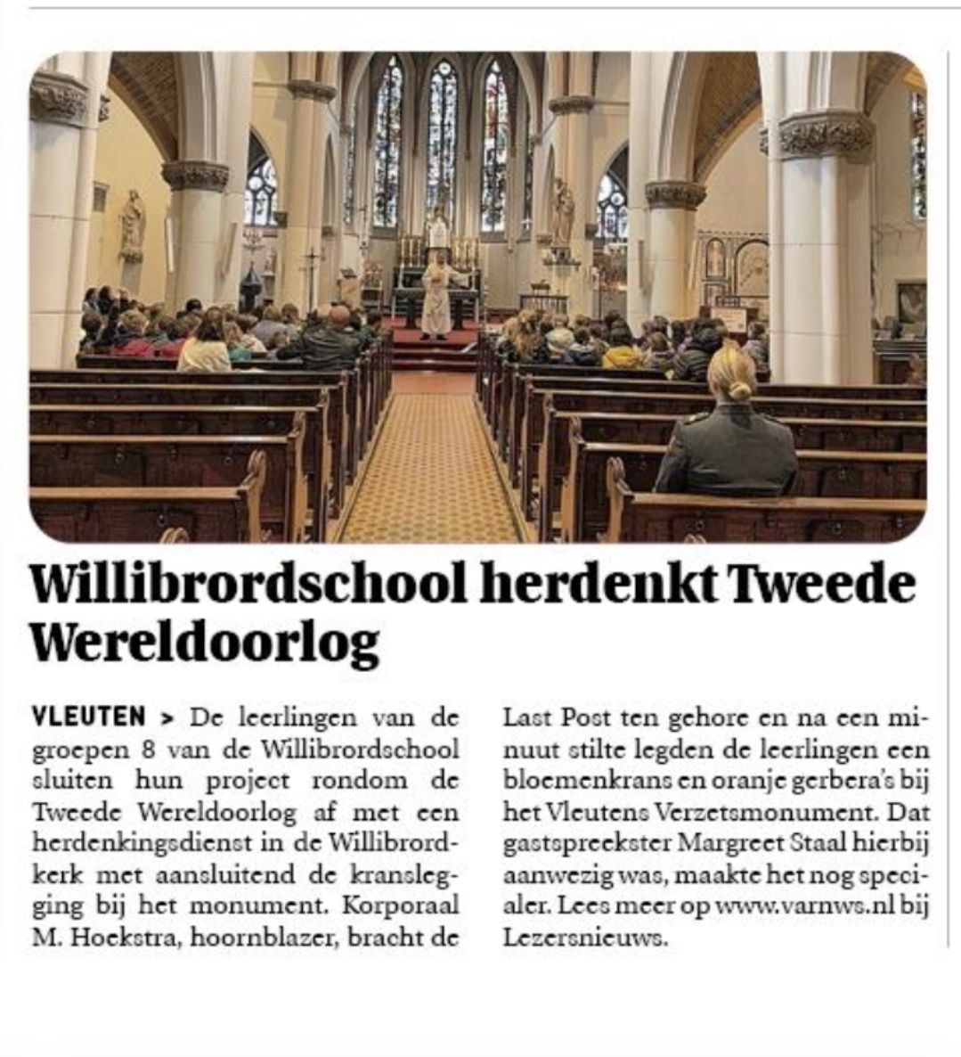 Met elkaar herdenken en leren over WOII