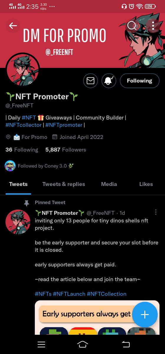 CryptoLucky7's tweet photo. @_FreeNFT Thank you so much for amazing giveaways 👏🏾👏🏾

0x86145ffeE2202700C781733db4411dfb73c40e28 https://t.co/lceFvFrCUG