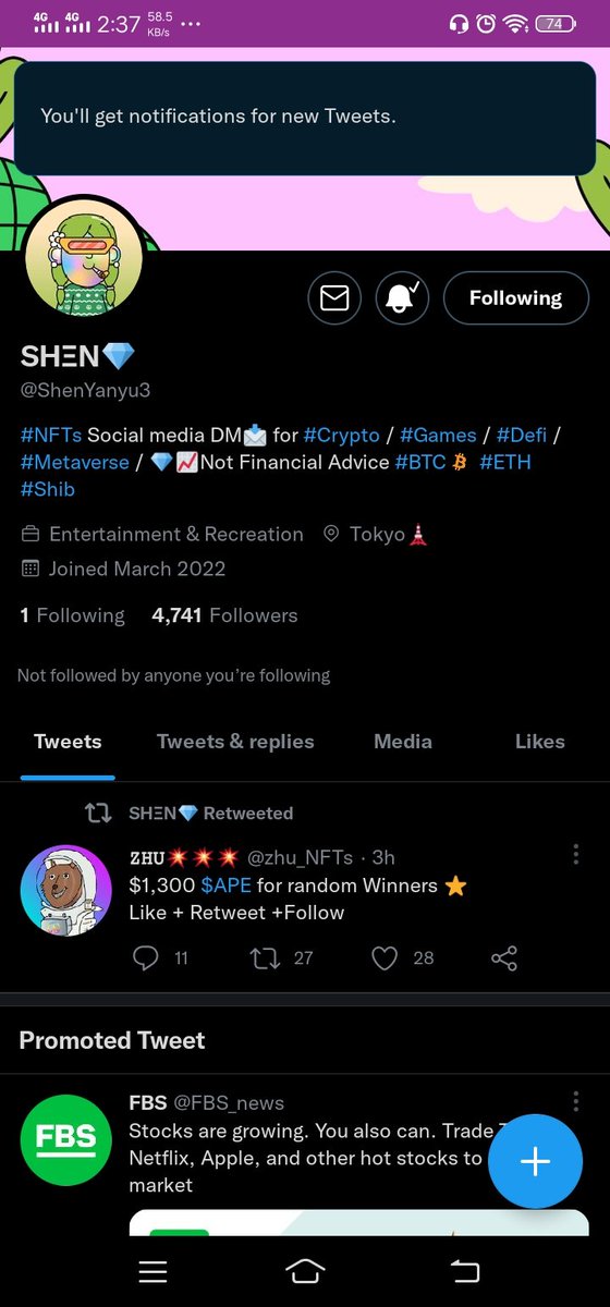 CryptoLucky7's tweet photo. @ShenYanyu3 0x86145ffeE2202700C781733db4411dfb73c40e28

Thank you advance https://t.co/1kVUH0Uw4I