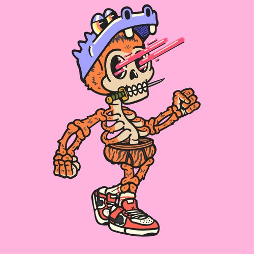 NFT_Pham's tweet photo. LASER GANGGG @NFTBoneHeadz https://t.co/wI8XXiHIXl