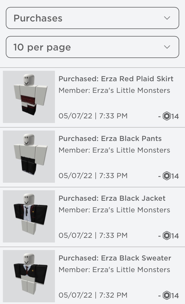 MiniZachZaxorr's tweet photo. I got them all @ErzaRoblox https://t.co/b2TQ5tNq2F