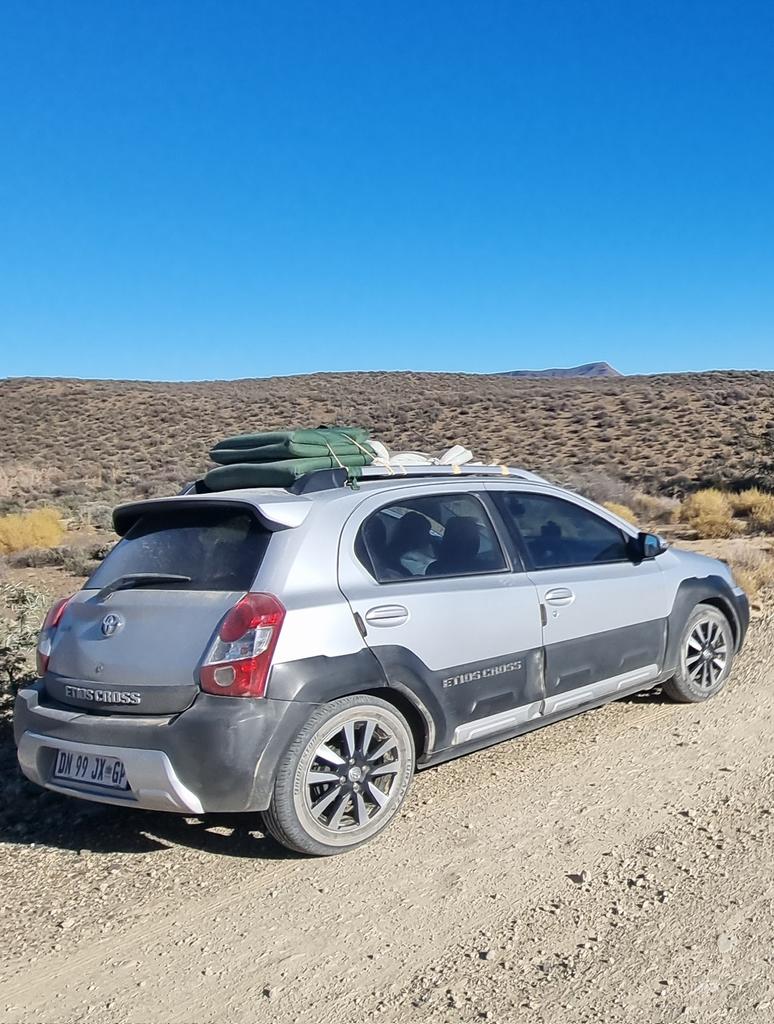 Charne555's tweet photo. My car was just stolen outside 89 15th street, Parkhurst at 14.48pm and was last seen at 14.58pm in 3rd Avenue and Main, Melville. Number plate DN99JXGP Silver Etios Cross. @RSAStolenCars please be on the lookout. https://t.co/TU9xsA1qo7