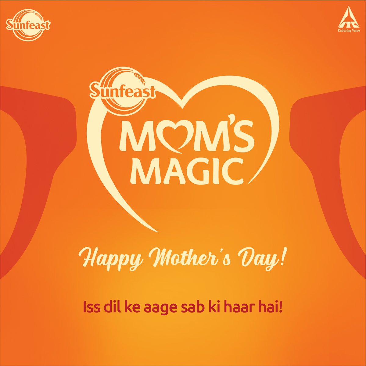 Mom’s love knows no bounds. 
Happy Mother’s Day!
#HappyMothersDay #MomsMagic #Sunfeast #IssDilKeAageSabkiHaarHai #SunfeastMomsMagic