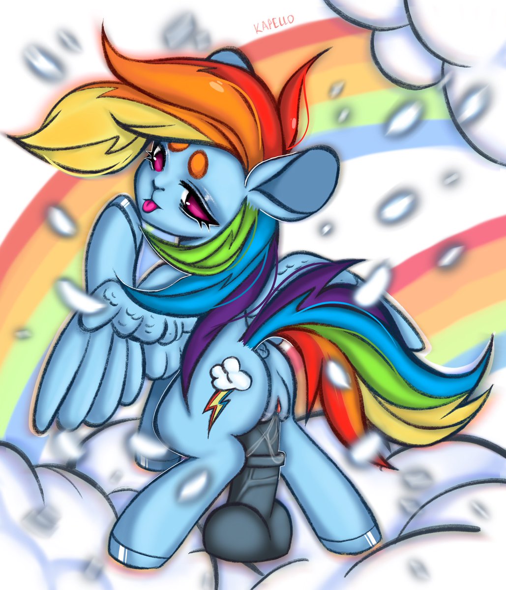 SebaKapello's tweet photo. Rainbow looks great, very brave and ambitious character🥵
#KAPELLO #mlp #fanart #rainbowdash #rainbow #brony #MLP #mylittlepony https://t.co/GtIBr5vd0z