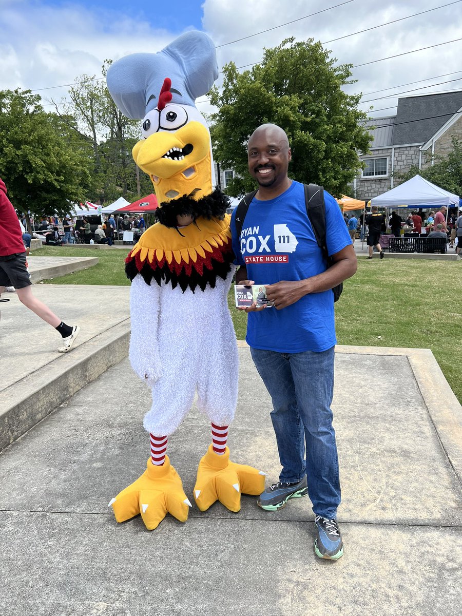 I had a chance to get out into the community and attend Wing Fling in Loganville. I met a lot of really nice people and even judge a chicken dance contest. I look forward to doing more of these events as the summer progresses.