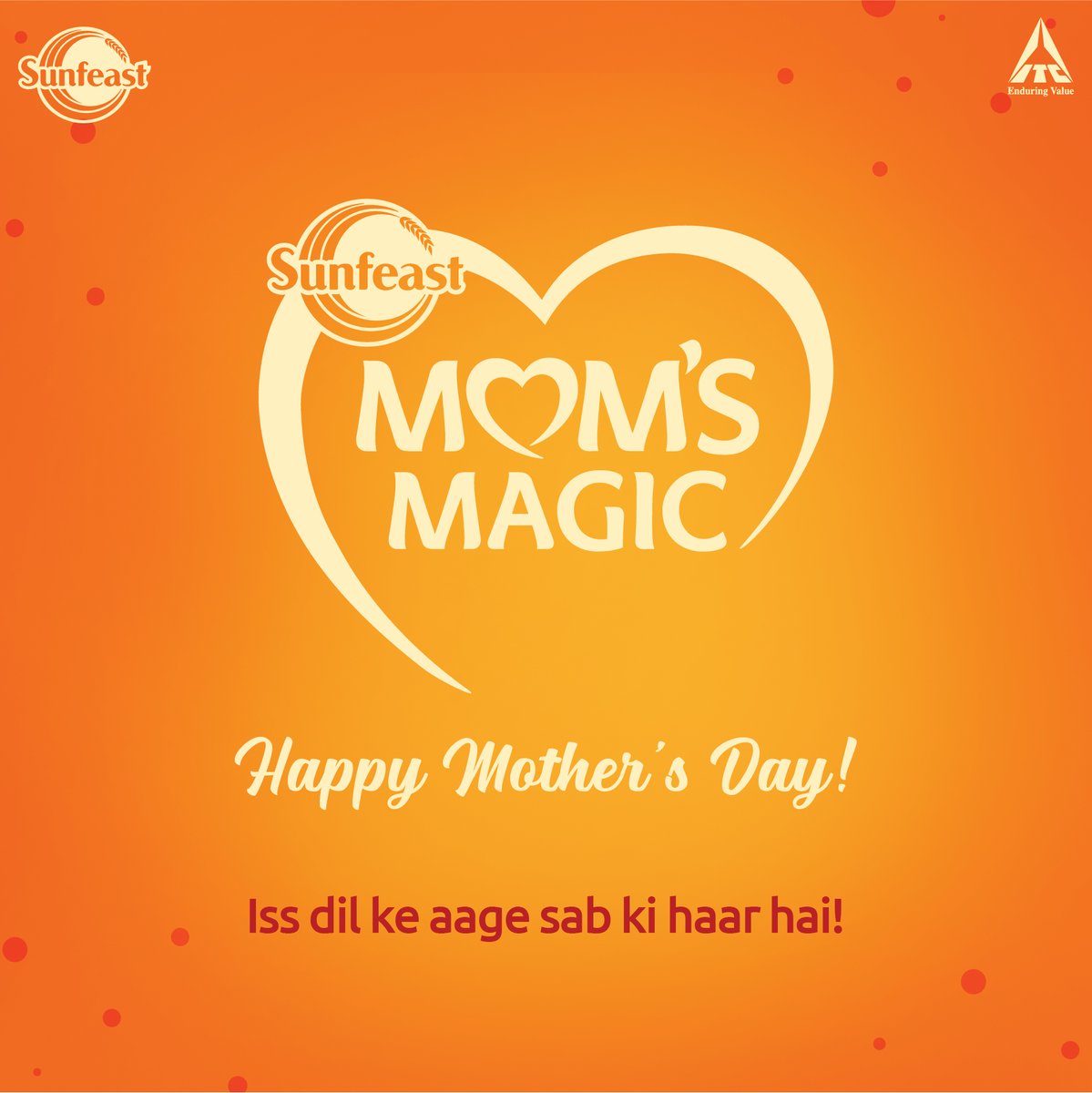 The one who shares infinite love.
Happy Mother’s Day!

#HappyMothersDay #MomsMagic #Sunfeast #IssDilKeAageSabkiHaarHai #SunfeastMomsMagic