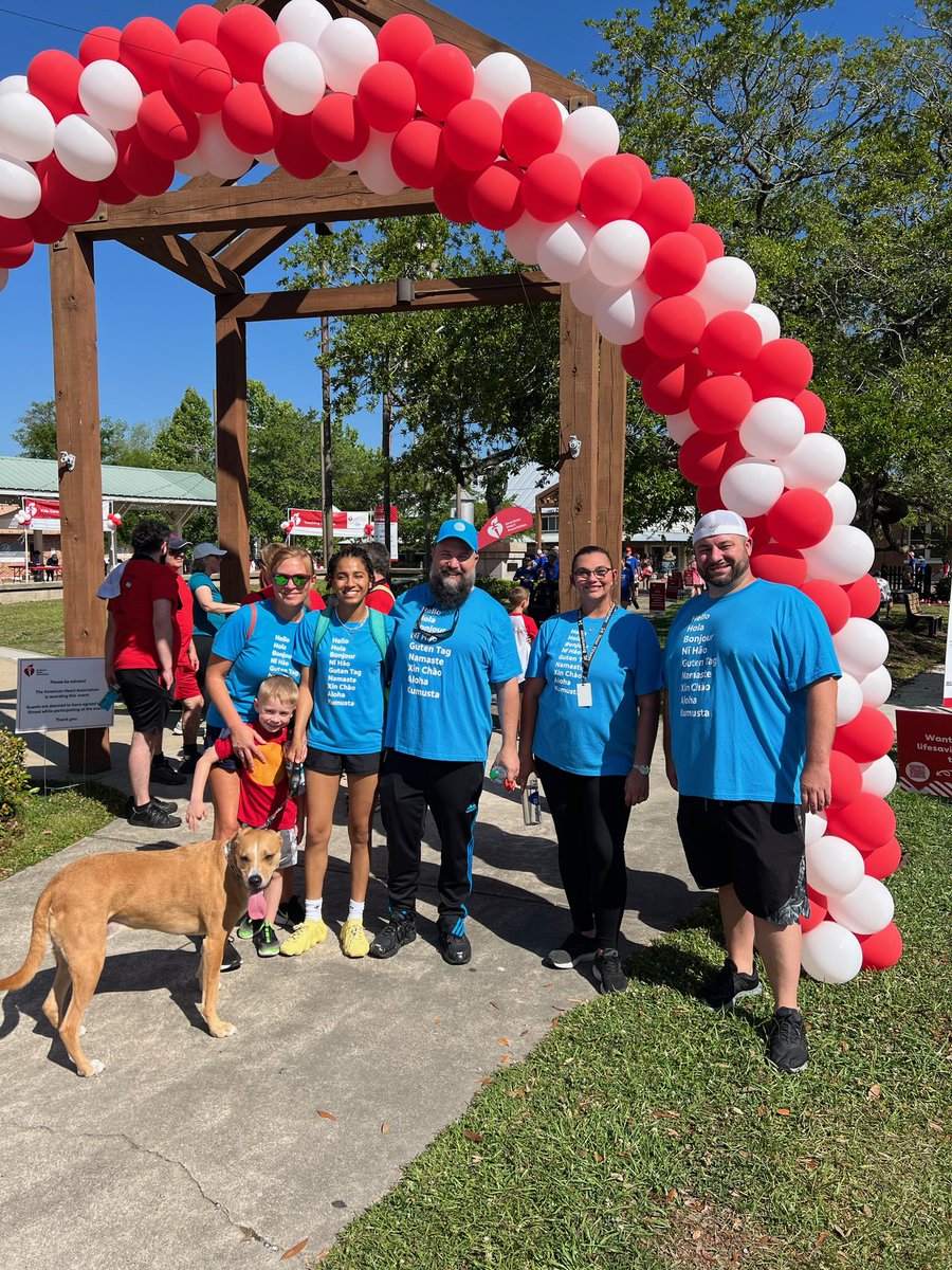 EdwinLoeffler's tweet photo. The Northshore team in big support for the @American_Heart heart walk! @KourtneyBlossom @sauls_arthur @carawfields @theeastregion @ericjones1816 @ATTNEWS @ATT https://t.co/s8P2wPGoHc