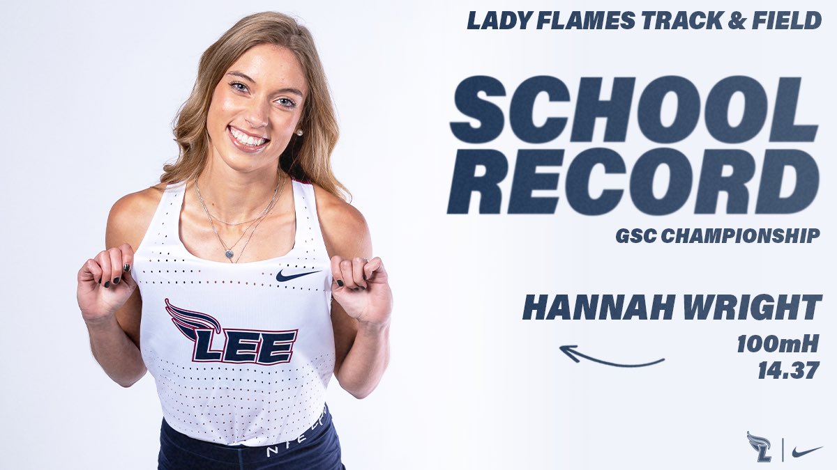 LeeUTFXC's tweet photo. Hannah breaks her own school record in the 100mH AGAIN! #FiredUp https://t.co/MdMWmGiSRi