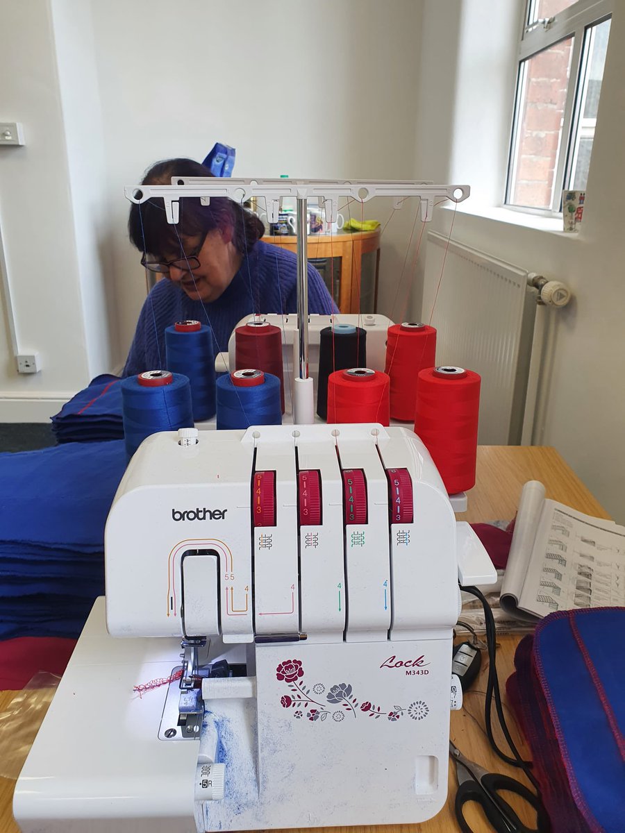 freedom_4_girls's tweet photo. Our first #reusable #periodpad #sewing #workshop for 2 whole years @thackraymuseum . Thank you for coming along ladies it was a very productive day to💜🩸💜🩸#endperiodpoverty #volunteers #support #MeTo #Poverty #giveeveryoneachance @tinytinatea @PlanUKNews @QueensAwardVS @ https://t.co/SRV2W3fKFq