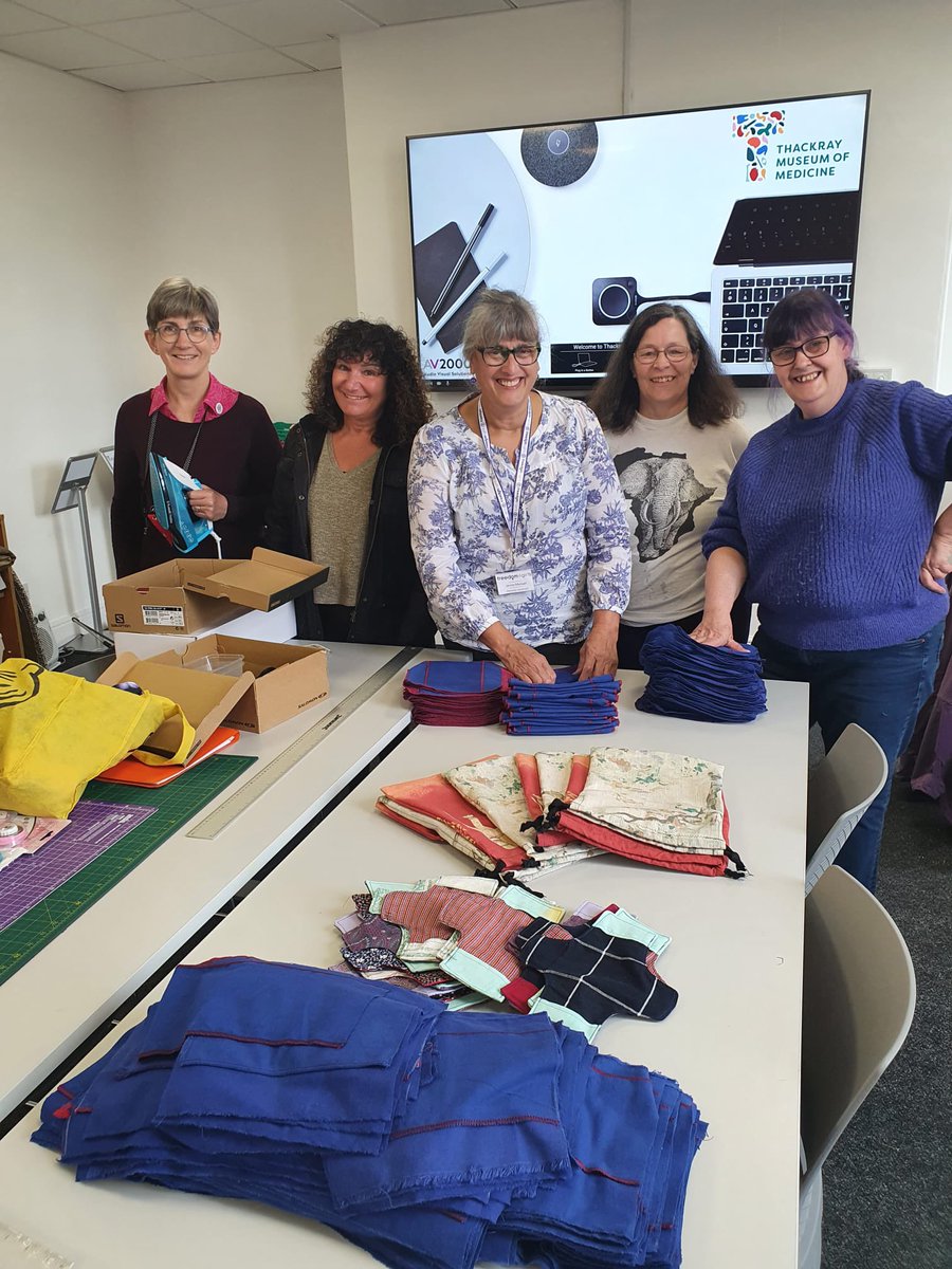 freedom_4_girls's tweet photo. Our first #reusable #periodpad #sewing #workshop for 2 whole years @thackraymuseum . Thank you for coming along ladies it was a very productive day to💜🩸💜🩸#endperiodpoverty #volunteers #support #MeTo #Poverty #giveeveryoneachance @tinytinatea @PlanUKNews @QueensAwardVS @ https://t.co/SRV2W3fKFq